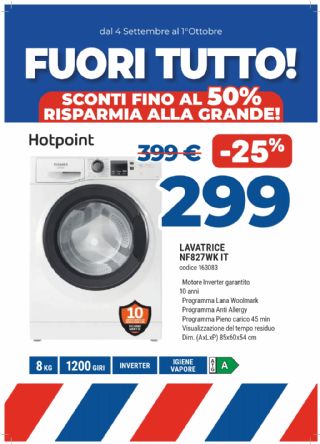 LAVATRICE HOTPOINT-ARISTON NF85W ITA